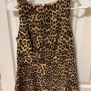Banana Republic fitted animal print tank